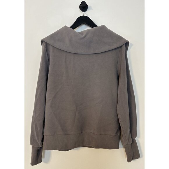 VARLEY Vine Ottoman Half Zip Pullover in Charcoal Size Medium - Picture 8 of 14